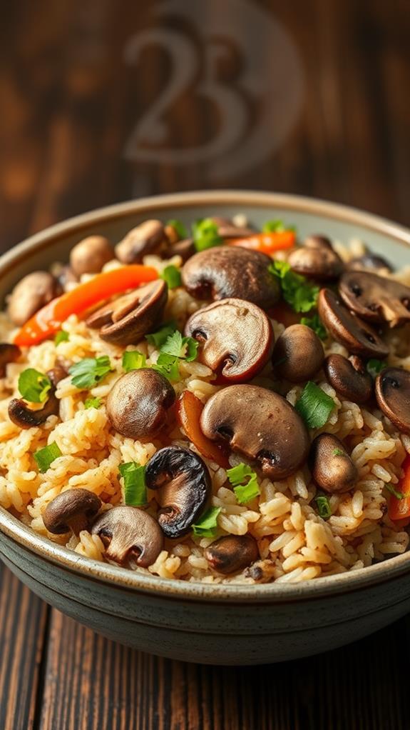 savory earthy aromatic rice delight